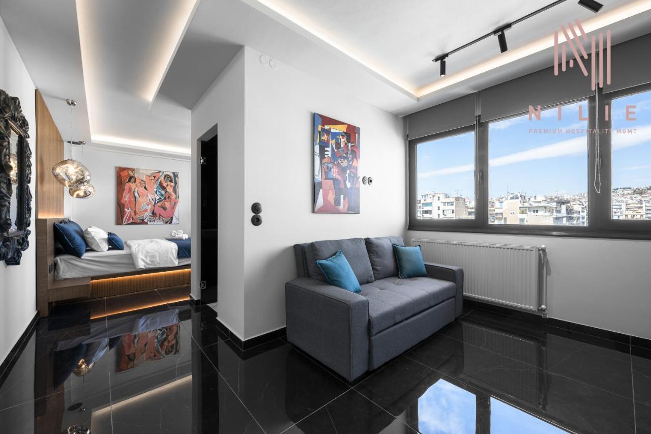 Ferienwohnung Calliope Penthouse, Nilie Hospitality Mgmt Thessaloniki Exterior foto