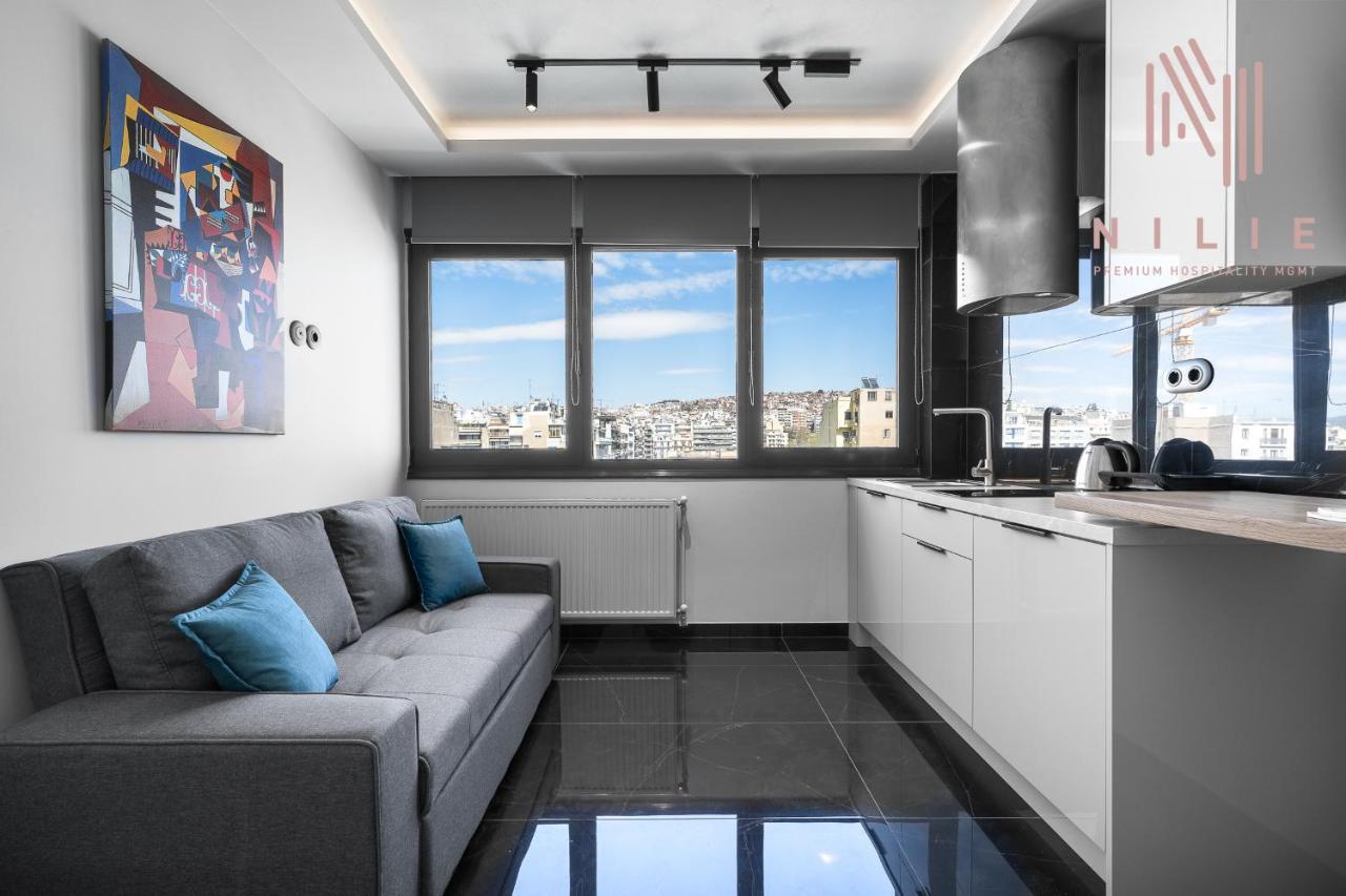 Ferienwohnung Calliope Penthouse, Nilie Hospitality Mgmt Thessaloniki Exterior foto