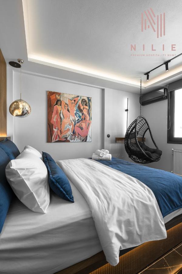 Ferienwohnung Calliope Penthouse, Nilie Hospitality Mgmt Thessaloniki Exterior foto